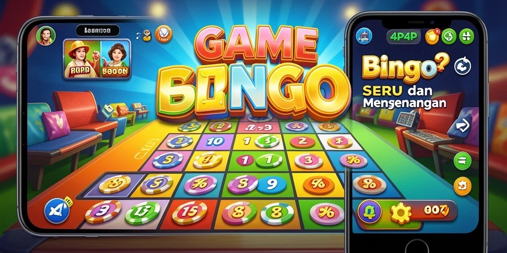 Tampilan menarik dari gameplay Bingo di 4P4P.