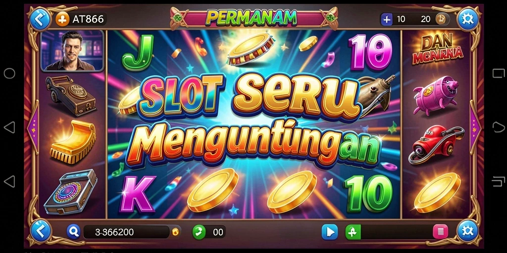Tampilan gameplay AT866 yang menarik dan penuh warna.