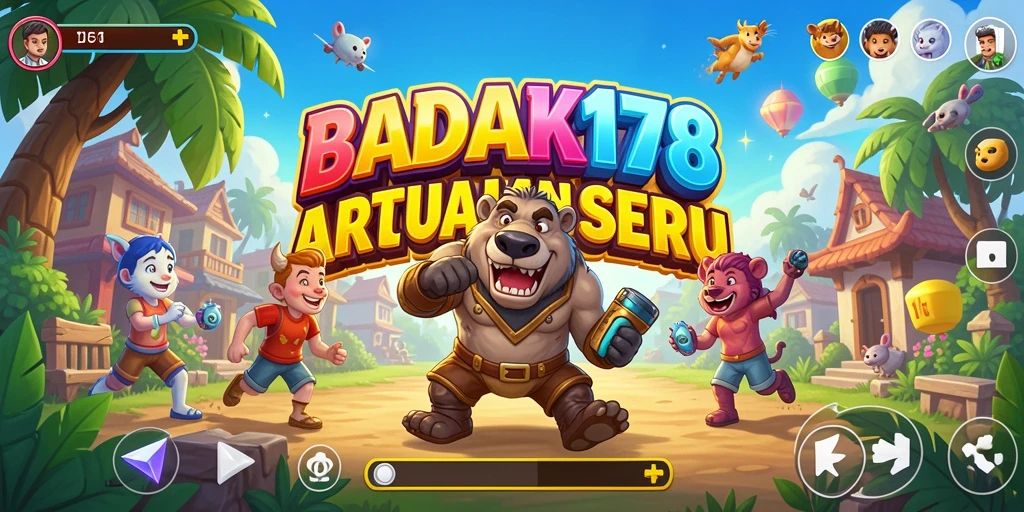 Tangkapan layar utama BADAK178 menampilkan aksi seru dalam gameplay Arcade.