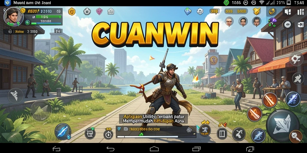 Tampilan antarmuka CUANWIN yang intuitif dan modern.