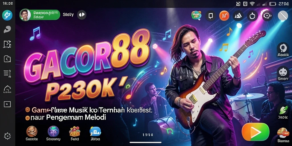 Screenshot menampilkan gameplay musik GACOR88 yang seru dan interaktif.