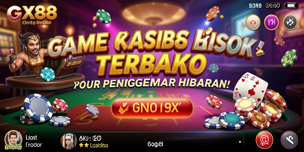 Tampilan menarik dari gameplay GX88 yang bikin ketagihan.