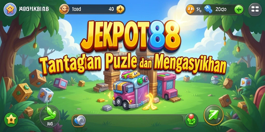 Tampilan gameplay seru dan penuh warna dari JEKPOT88.