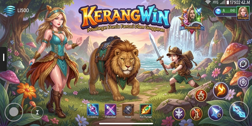 Tampilan gameplay menarik dari KERANGWIN yang penuh aksi.