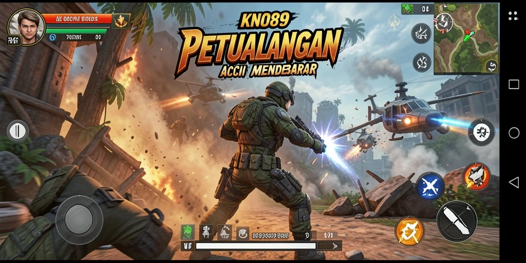 Tangkapan layar dari gameplay KNO89 penuh aksi dan petualangan.