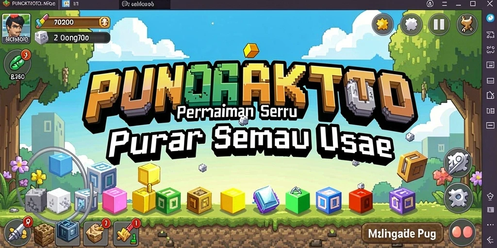Tampilan menarik dari gameplay Puzzle PUNCAKTOTO yang seru.