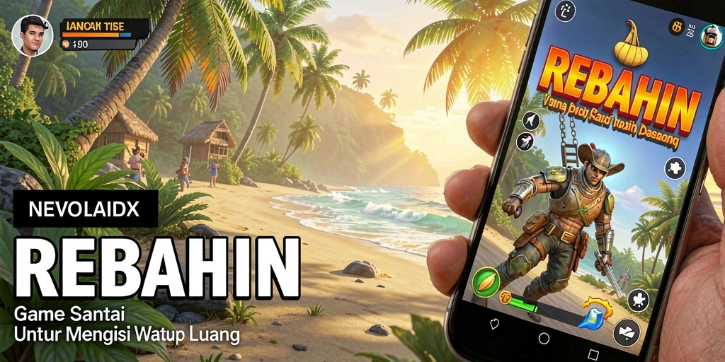 Tangkapan layar utama REBAHIN menampilkan gameplay yang menghibur dan menarik.