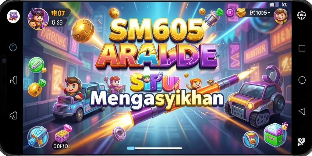 Tampilan menarik dari gameplay seru SM605 yang penuh aksi.