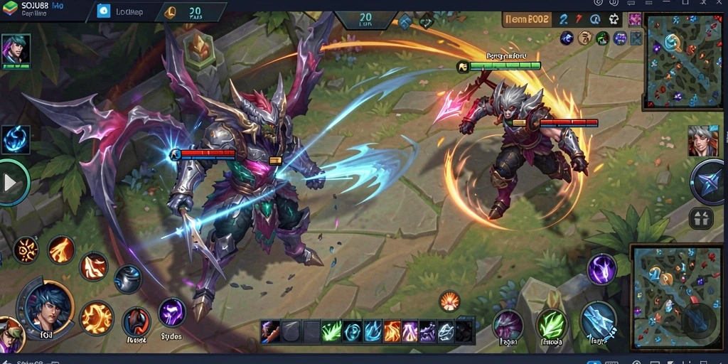 Tampilan menarik dari gameplay dinamis di SOJU88.