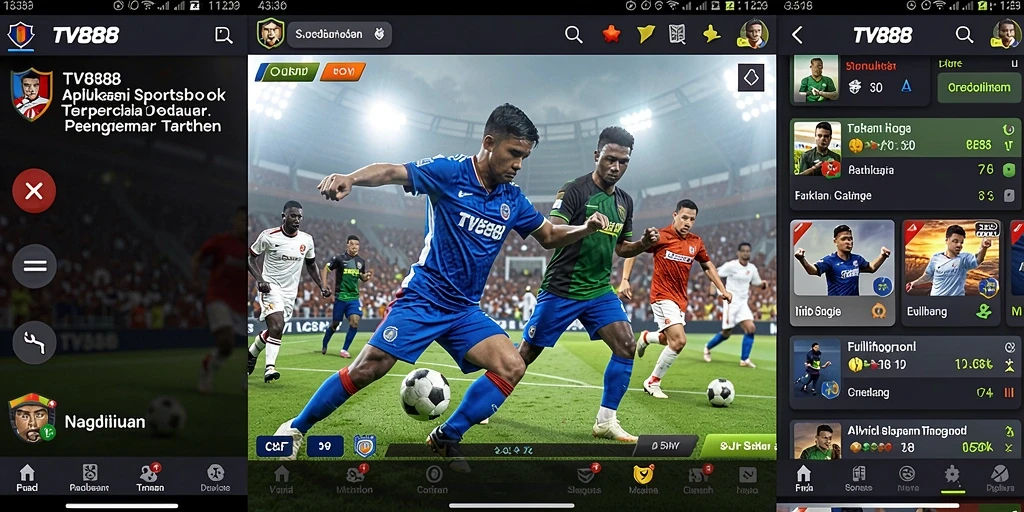 Screenshot TV888 menampilkan antarmuka taruhan yang menarik dan interaktif.
