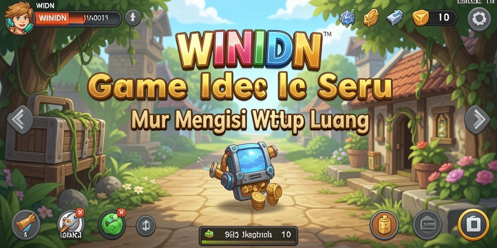 Tangkapan layar utama WINIDN menampilkan gameplay yang seru dan interaktif.